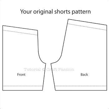 Altering Sewing Pattern - Shorts Length | Craft Passion | Sewing shorts, Sewing techniques ...