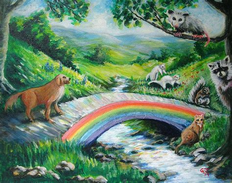 Rainbow Bridge Painting by Ginger Jamerson