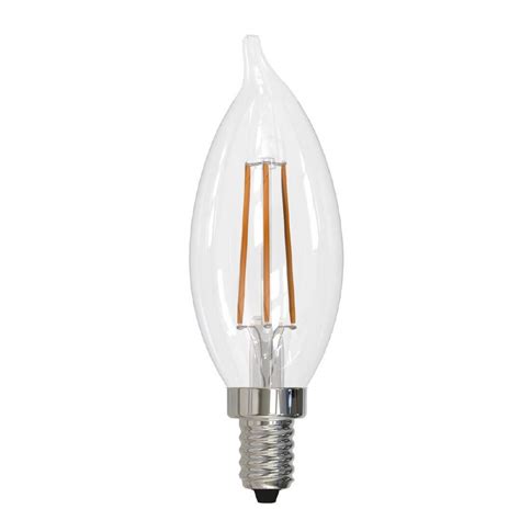 5 Watt LED Ca10 2700K Filament E12 Clear Light Bulb | Capitol Lighting