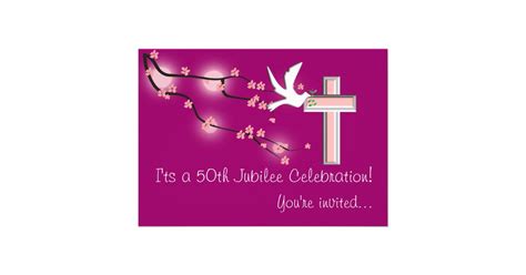 Nuns 50th Jubilee Celebration Invitations