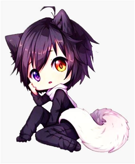 Chibi Dog Animeboy Boy Anime Cute Colorful Handpainted - Hyanna Natsu ...