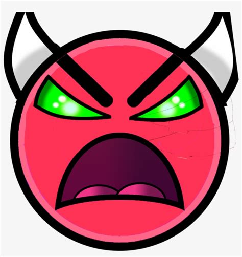 Geometry Dash Custom Demon Face Png - Free Transparent PNG Download - PNGkey