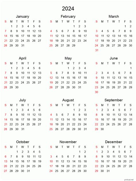 Calendar 2024 In Excel - Calendar 2024 All Holidays