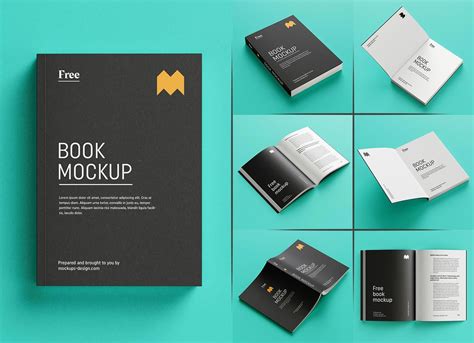 Free Paperback Book Mockup PSD Set (8 Renders) | Books, Paperback books, Mockup