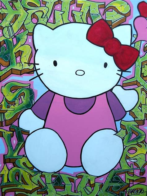 Hello Kitty Graffiti by M Roboto