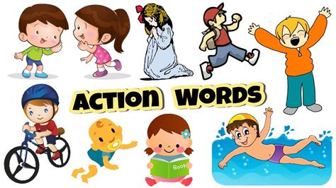 Action Words Clipart