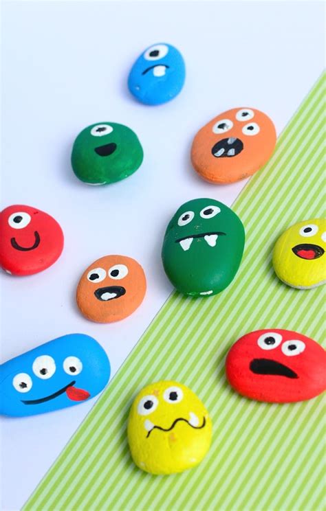 Painted Monster Rocks – Halloween Crafts for Kids - Phần mềm Portable