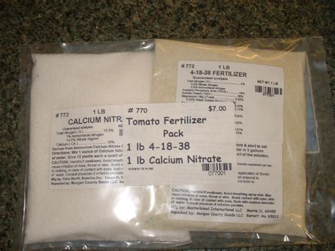 Tomato Fertilizer Pack - Morgan County Seeds