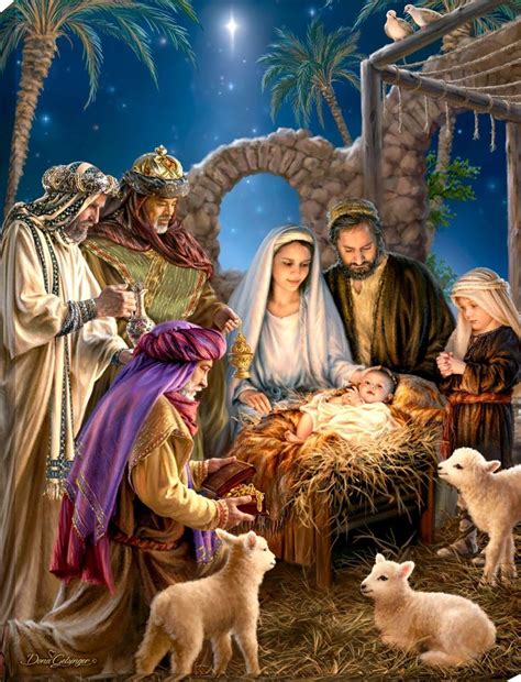 The Nativity Canvas Wall Art | Christmas nativity images, Merry christmas pictures, Merry ...