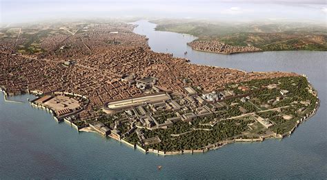 Constantinople in the Byzantine period mapped - Vivid Maps