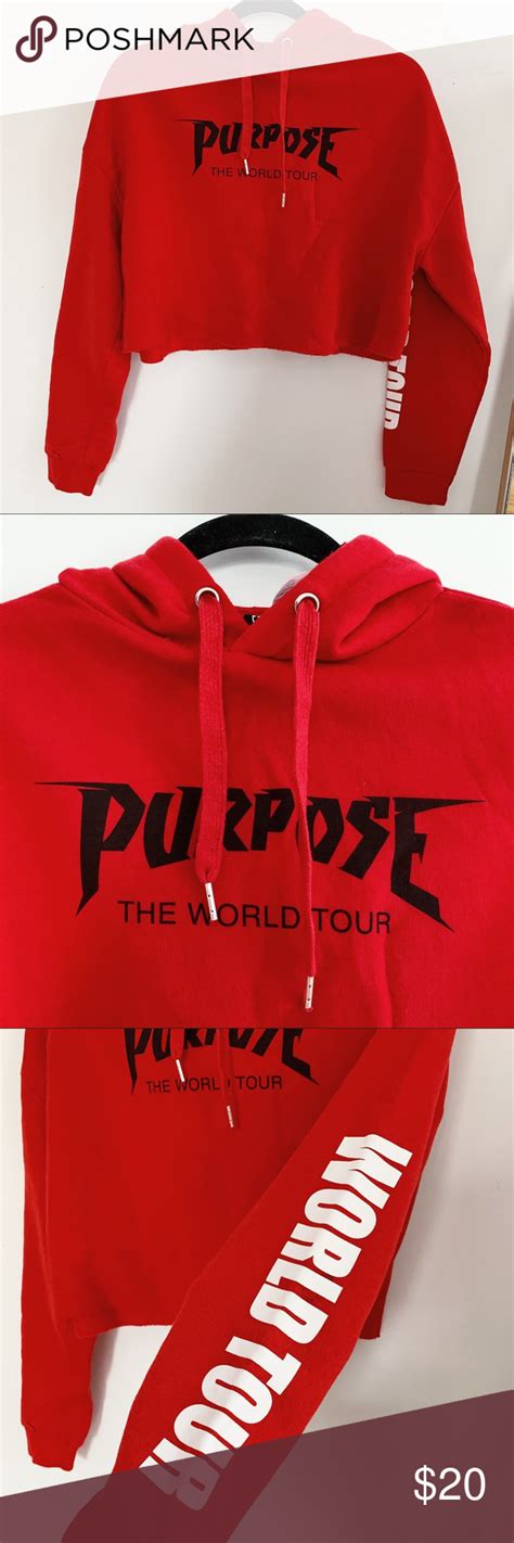 H&M Justin Bieber PURPOSE TOUR HOODIE | Purpose tour hoodie, Sweatshirt ...