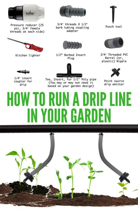 Drip line irrigation DIY for a home garden — A Family Blog | Drip line irrigation, Irrigation ...