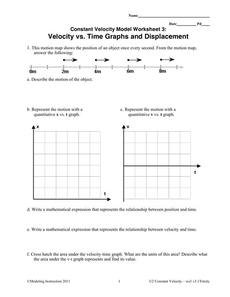 Position Time Graph Worksheet – Imsyaf.com