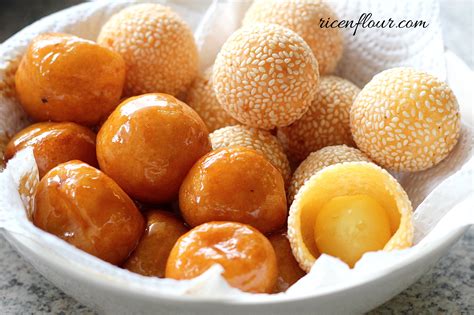 How to make Sesame and Caramel-coated rice balls (Recipe) - Rice 'n Flour