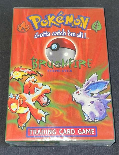 Pokemon Cards - Base Set Brushfire Theme Deck - Sealed 1999-2000 4th U – Pokemon World Australia