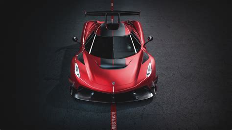 Koenigsegg Jesko Red Cherry Edition UHD 4K Wallpaper | Pixelz