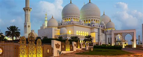 Abu dhabi Majestic mosque 4K wallpaper download