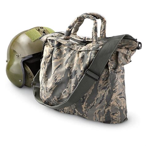 Military - style Pilot's Shoulder Bag, ABU Camo - 172503, Shoulder & Messenger Bags at Sportsman ...