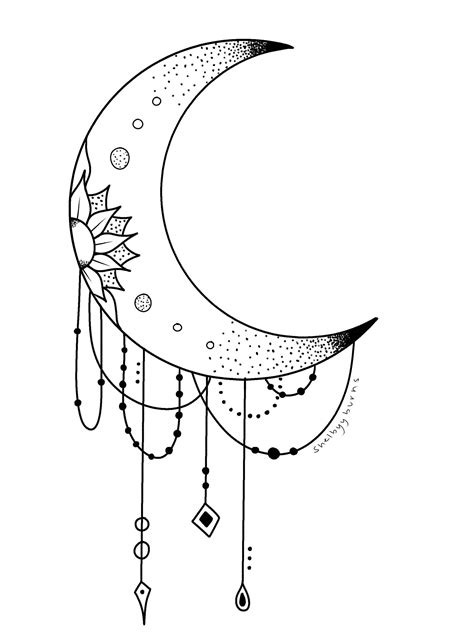 shelbyyburns pinterest: moon drawing - pinterest shelbyyburns #tattoo ...