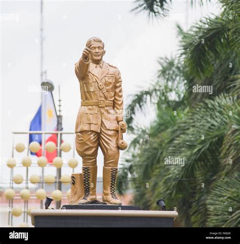 Statue of General Paulino Torres Santos at Plaza Heneral Santos in front of the city hall of ...