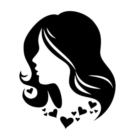 Premium Vector | Woman face silhouette vector illustration