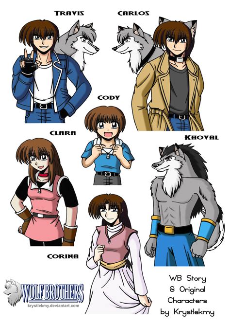 Wolf Brothers Characters 1 by krystlekmy on DeviantArt