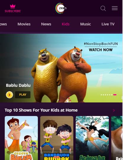 ZEE5 Brings New OTT Platform For Kids