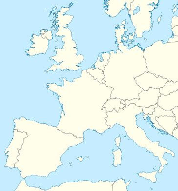 Blank Western Europe Map | Europe map, Location map, Map