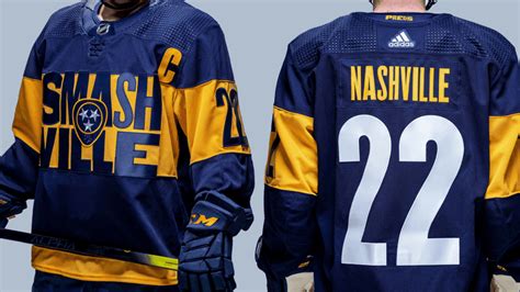 Stadium Series: Nashville Preds reveal Smashville jerseys for Nissan ...