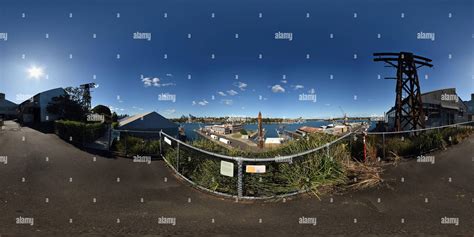 360° view of 360° Panorama The Fitzroy and Sutherland Docks from above, the Aboriginal Tent ...