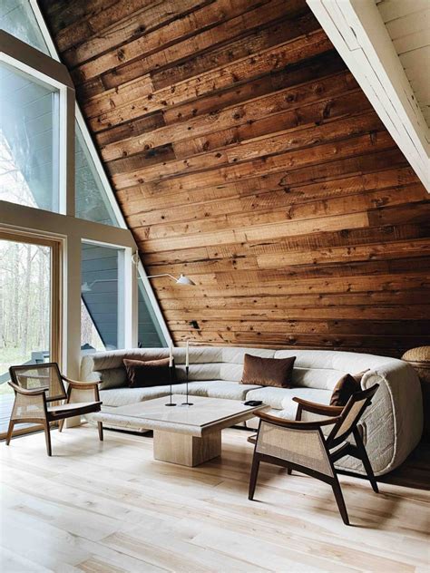 An A Frame Cabin With A Cosy Modern Interior – THE STYLE FILES