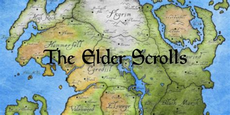 Skyrim Player Creates Political Map of Tamriel