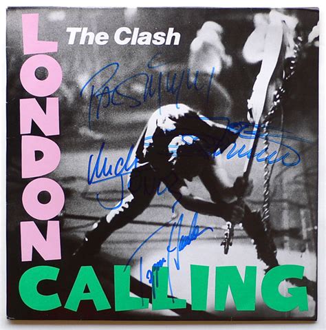 The Clash – Signed London Calling Album