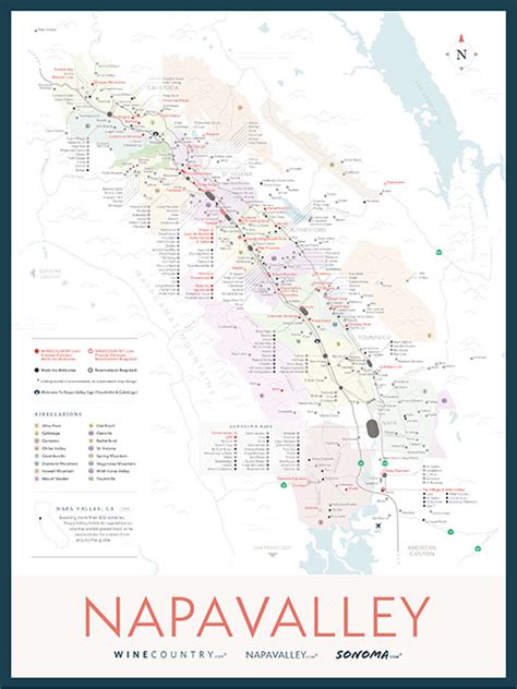 Map Of Sonoma County Wineries - Lila Shelba