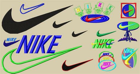 NIKE Embroidery Designs Nike Fashion Logos Embroidery Over | Etsy