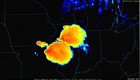 See satellite images of last night’s storm in area | WGN-TV