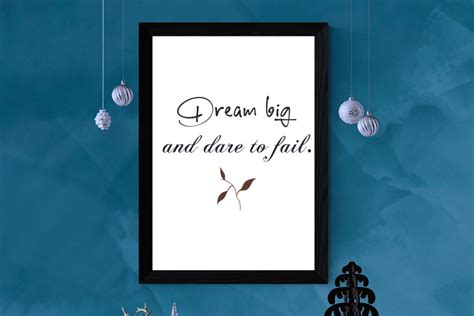 Dream Big - Quotes Printable Wall Art Graphic by malkeet art · Creative ...