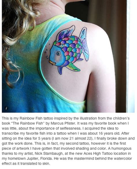 Share 60+ rainbow fish tattoo best - in.cdgdbentre