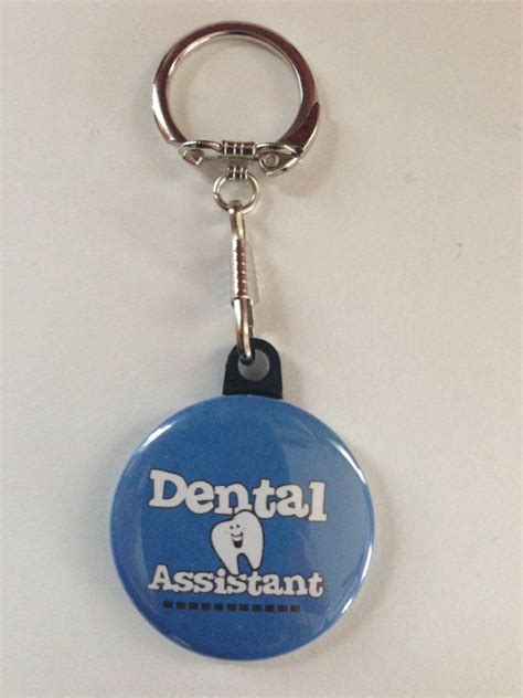 Dental Assistant Keychain Handmade Keychain by MyButtonMonster, $3.00 | Handmade keychains ...