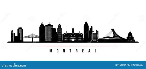 Montreal City Skyline Cartoon Vector | CartoonDealer.com #52338675