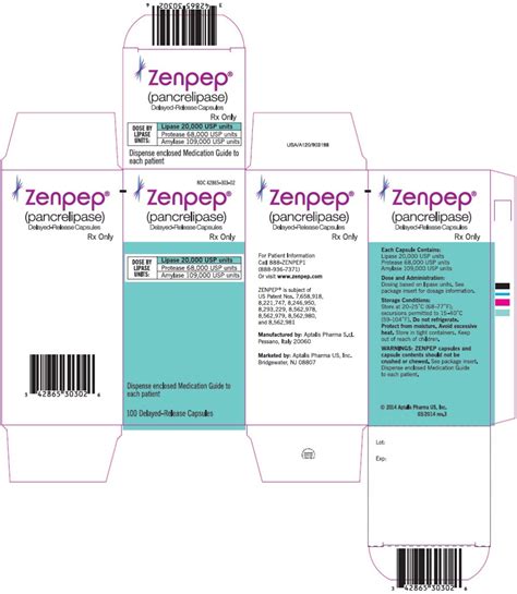 ZENPEP- pancrelipase capsule, delayed release