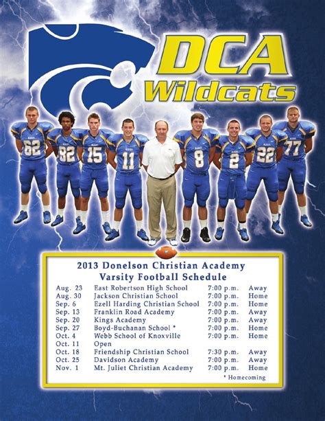 2013 Donelson Christian Academy Football Program by DCA Communications - Issuu