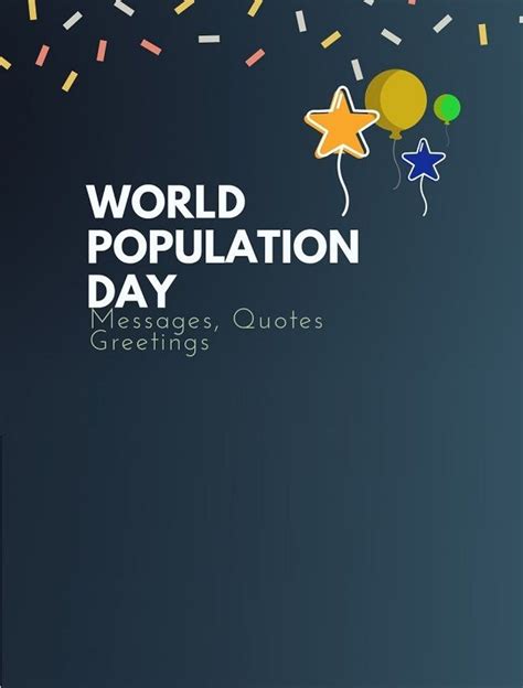 488+ World Population Day Messages, Wishes & Quotes! (Images ...