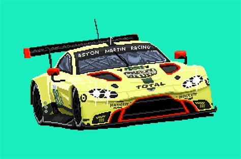 [pixel art cars] Trying something a little different: AMR content : r/wec