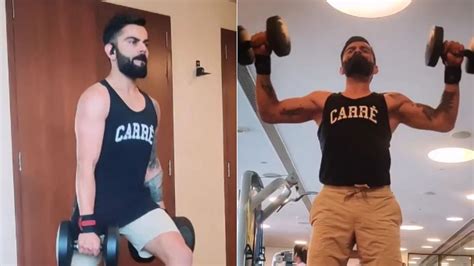 'Back at it': Virat Kohli Sweats it Out at a Gym Ahead of India vs ...