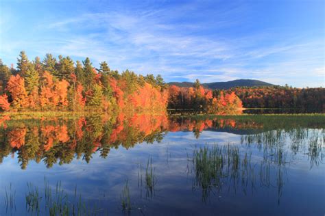 John Burk Photography | New Hampshire | Mount Monadnock Howe Reservoir Fall Foliage