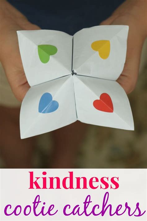 How to Make Kindess Cootie Catchers | Kindness activities, Crafts, Crafts for kids