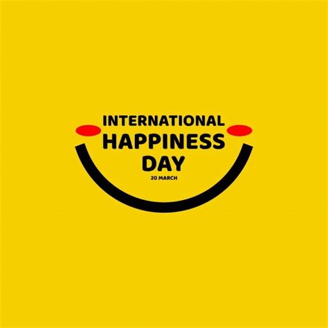 International Happy Day Vector Design Images, International Happiness ...