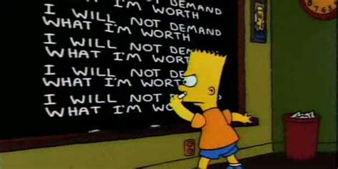 Bart’s blackboard Simpson’s opener : r/The_Leftorium