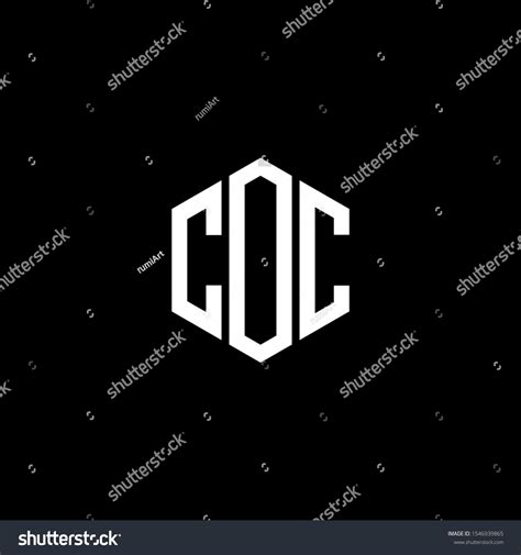 Coc Letter Logo Design Polygon Monogram Stock Vector (Royalty Free) 1546939865 | Shutterstock